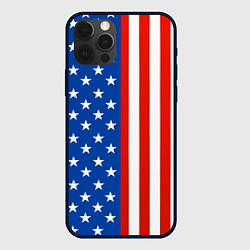 Чехол для iPhone 12 Pro American Patriot, цвет: 3D-черный