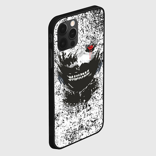 Чехол iPhone 12 Pro Kaneki Ken: Tokyo Ghoul / 3D-Черный – фото 2