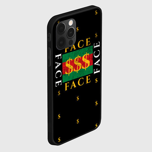 Чехол iPhone 12 Pro FACE GG Style / 3D-Черный – фото 2