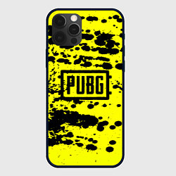 Чехол для iPhone 12 Pro PUBG: Yellow Stained, цвет: 3D-черный
