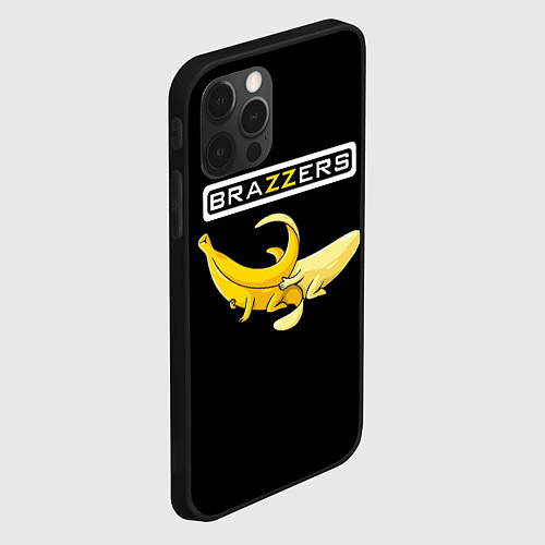 Чехол iPhone 12 Pro Brazzers: Black Banana / 3D-Черный – фото 2