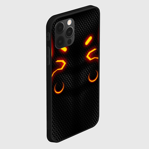 Чехол iPhone 12 Pro Fortnite Omega / 3D-Черный – фото 2