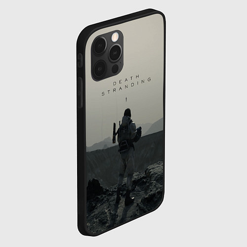 Чехол iPhone 12 Pro Death Stranding / 3D-Черный – фото 2