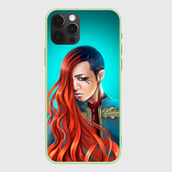 Чехол для iPhone 12 Pro Big Bang: G-Dragon, цвет: 3D-салатовый