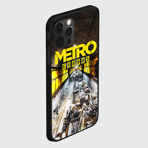 Чехол iPhone 12 Pro METRO EXODUS EXCLUSIVE / 3D-Черный – фото 2