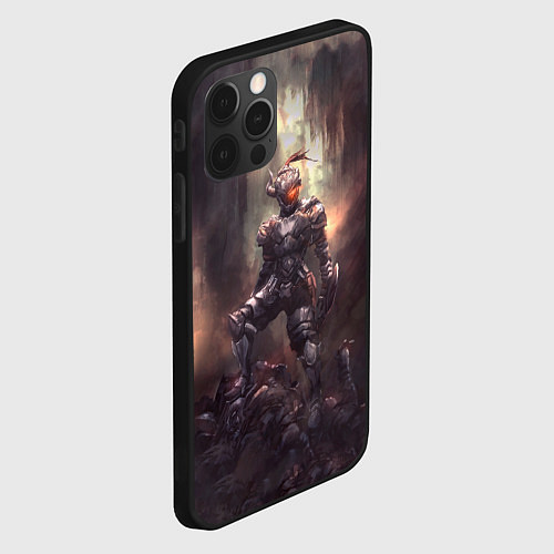 Чехол iPhone 12 Pro Goblin Slayer darkness knight / 3D-Черный – фото 2