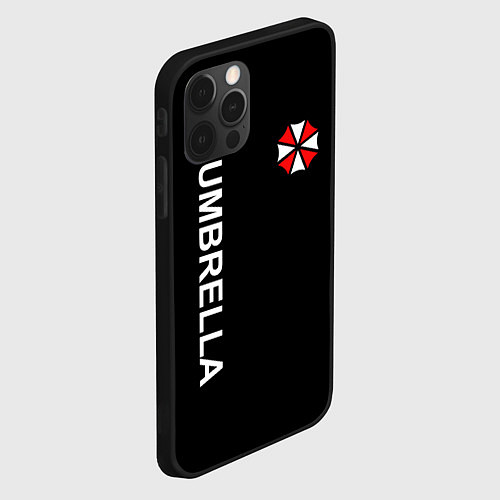 Чехол iPhone 12 Pro UMBRELLA CORP / 3D-Черный – фото 2