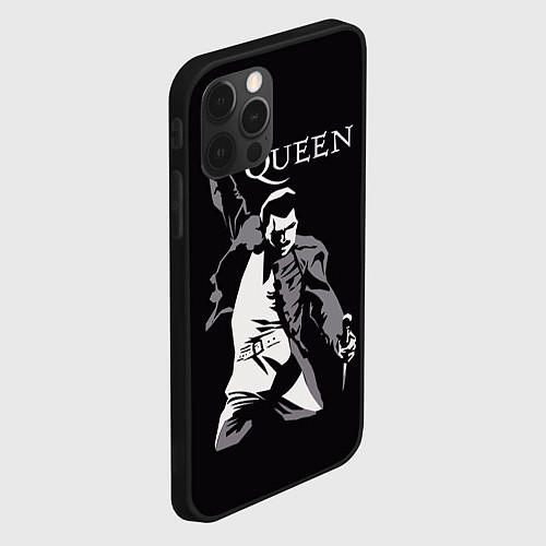 Чехол iPhone 12 Pro Queen Star / 3D-Черный – фото 2