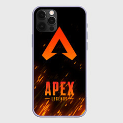 Чехол для iPhone 12 Pro Apex Legends: Orange Flame, цвет: 3D-светло-сиреневый