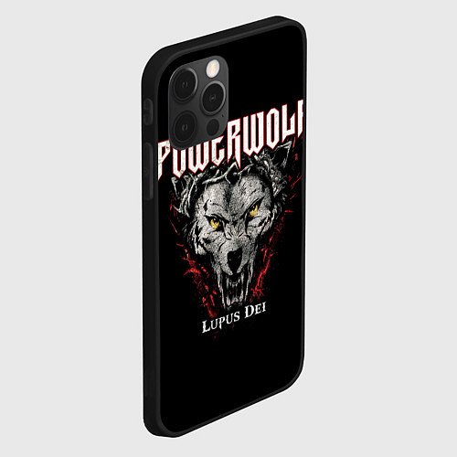 Чехол iPhone 12 Pro Powerwolf: Lupus Dei / 3D-Черный – фото 2