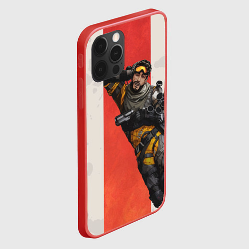 Чехол iPhone 12 Pro Apex Legends: Mirage / 3D-Красный – фото 2