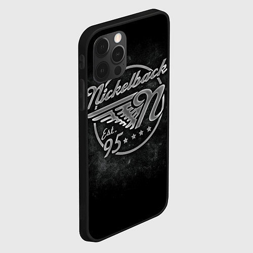 Чехол iPhone 12 Pro Nickelback Est. 1995 / 3D-Черный – фото 2