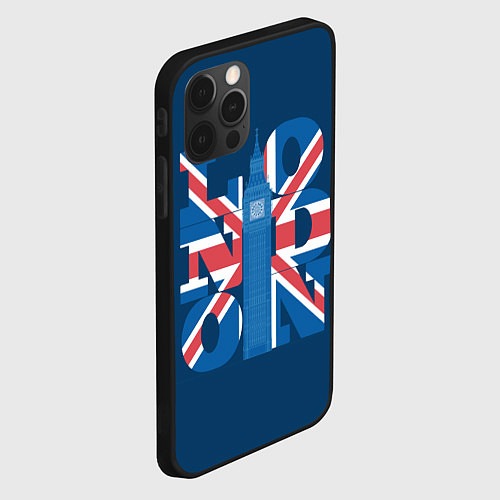 Чехол iPhone 12 Pro London: Great Britain / 3D-Черный – фото 2