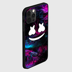 Чехол для iPhone 12 Pro Marshmello NEON, цвет: 3D-черный — фото 2