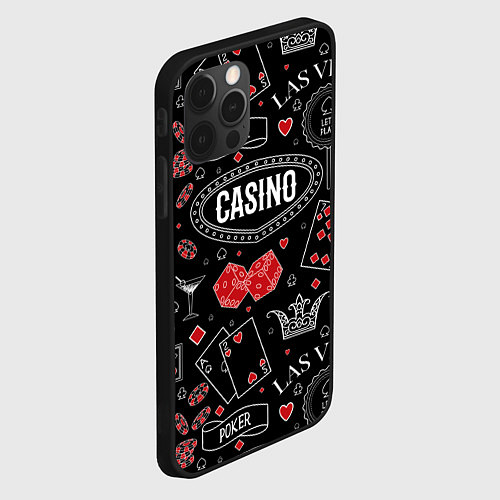 Чехол iPhone 12 Pro Casino / 3D-Черный – фото 2