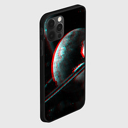 Чехол для iPhone 12 Pro Cosmos Glitch, цвет: 3D-черный — фото 2