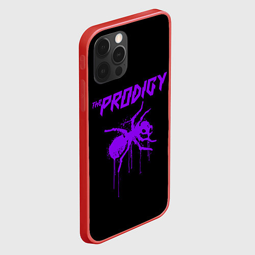Чехол iPhone 12 Pro The Prodigy: Violet Ant / 3D-Красный – фото 2