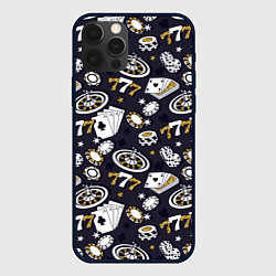 Чехол для iPhone 12 Pro Казино 777, цвет: 3D-черный