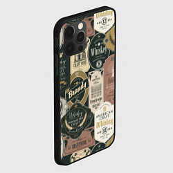 Чехол для iPhone 12 Pro Этикетки мира Виски, цвет: 3D-черный — фото 2