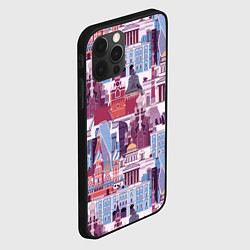 Чехол для iPhone 12 Pro Москва архитектура, цвет: 3D-черный — фото 2