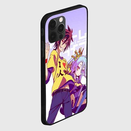 Чехол iPhone 12 Pro No Game No Life / 3D-Черный – фото 2