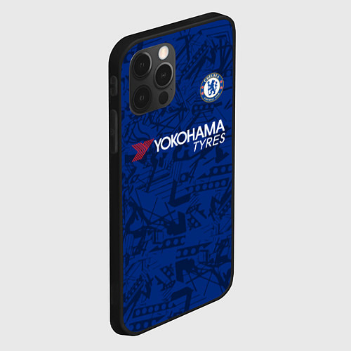 Чехол iPhone 12 Pro Chelsea home 19-20 / 3D-Черный – фото 2