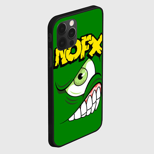 Чехол iPhone 12 Pro NOFX Face / 3D-Черный – фото 2