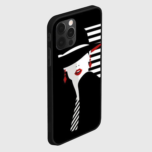 Чехол iPhone 12 Pro Fashion / 3D-Черный – фото 2