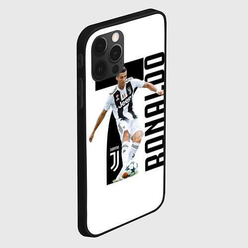 Чехол iPhone 12 Pro Ronaldo the best / 3D-Черный – фото 2