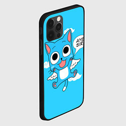 Чехол для iPhone 12 Pro Fairy Tail: Happy, цвет: 3D-черный — фото 2