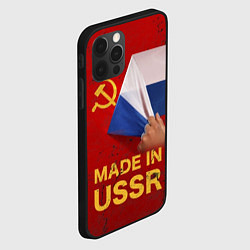 Чехол для iPhone 12 Pro MADE IN USSR, цвет: 3D-черный — фото 2