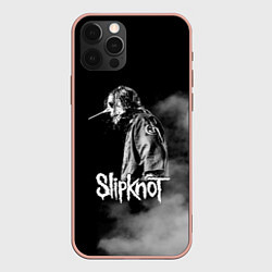 Чехол для iPhone 12 Pro Slipknot: Shadow Smoke, цвет: 3D-светло-розовый