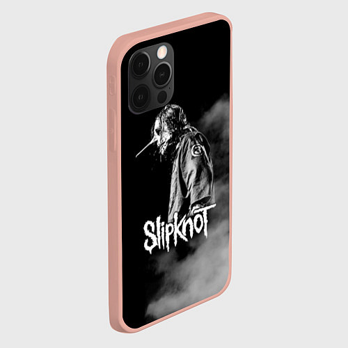 Чехол iPhone 12 Pro Slipknot: Shadow Smoke / 3D-Светло-розовый – фото 2