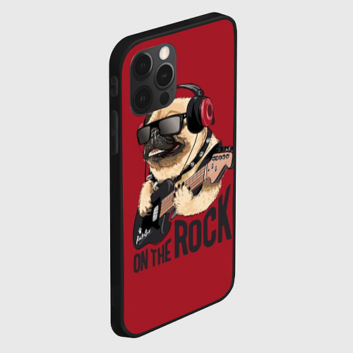 Чехол iPhone 12 Pro On the rock / 3D-Черный – фото 2