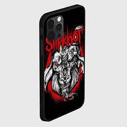 Чехол для iPhone 12 Pro Slipknot: Devil Goat, цвет: 3D-черный — фото 2