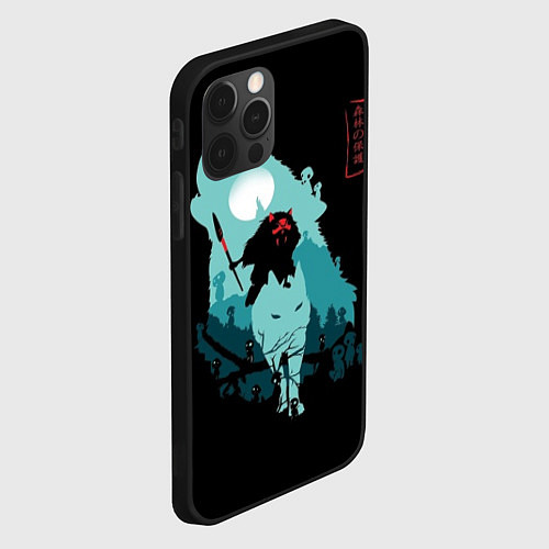 Чехол iPhone 12 Pro Princess Mononoke / 3D-Черный – фото 2