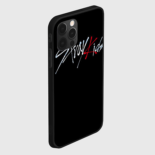 Чехол iPhone 12 Pro Stray Kids / 3D-Черный – фото 2