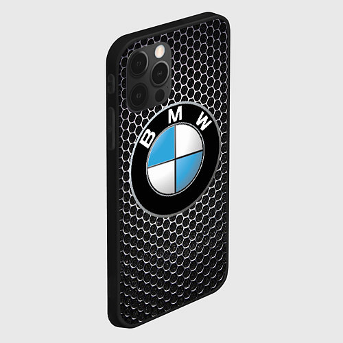 Чехол iPhone 12 Pro BMW РЕДАЧ / 3D-Черный – фото 2