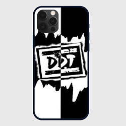 Чехол для iPhone 12 Pro ДДТ, цвет: 3D-черный