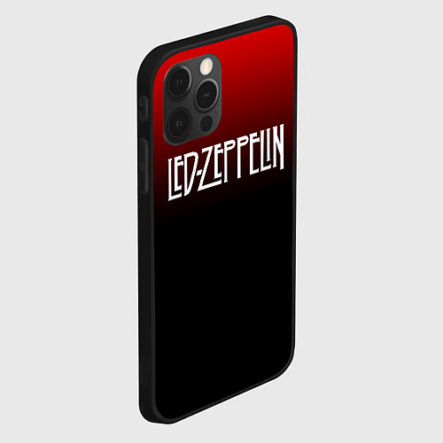 Чехол iPhone 12 Pro Led Zeppelin / 3D-Черный – фото 2