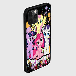 Чехол для iPhone 12 Pro My little pony band, цвет: 3D-черный — фото 2
