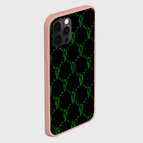 Чехол iPhone 12 Pro Billie Eilish: Blohsh / 3D-Светло-розовый – фото 2