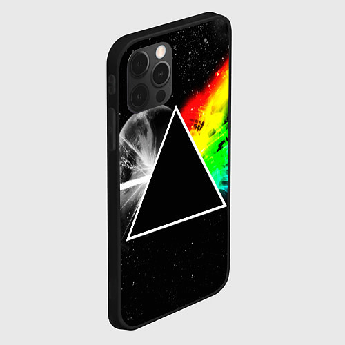 Чехол iPhone 12 Pro PINK FLOYD / 3D-Черный – фото 2