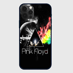 Чехол для iPhone 12 Pro PINK FLOYD, цвет: 3D-черный