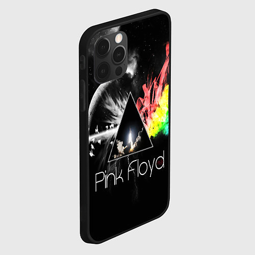 Чехол iPhone 12 Pro PINK FLOYD / 3D-Черный – фото 2