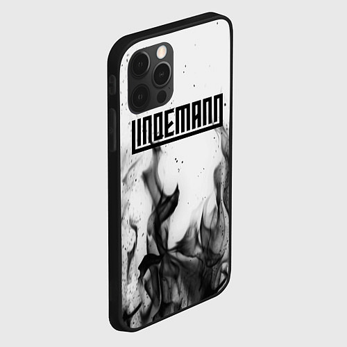 Чехол iPhone 12 Pro LINDEMANN: Black Fire / 3D-Черный – фото 2