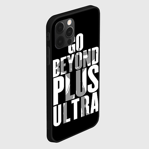 Чехол iPhone 12 Pro Моя геройская академия / 3D-Черный – фото 2