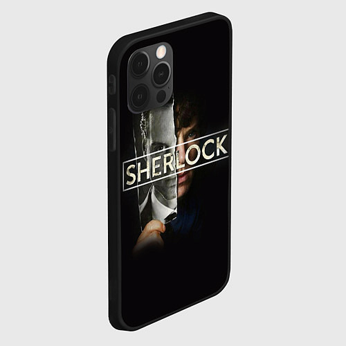 Чехол iPhone 12 Pro Sherlock / 3D-Черный – фото 2