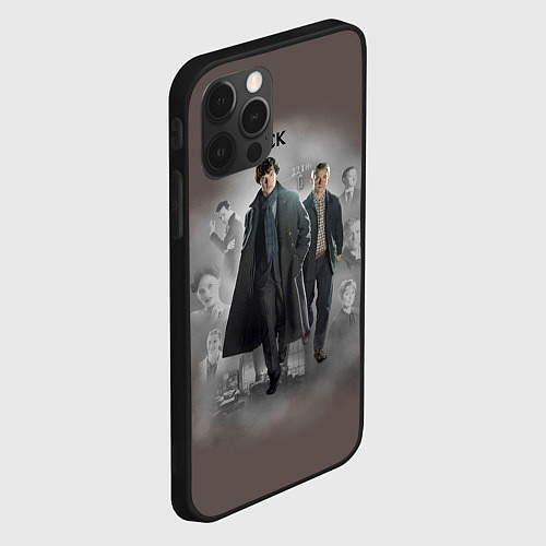 Чехол iPhone 12 Pro Sherlock / 3D-Черный – фото 2