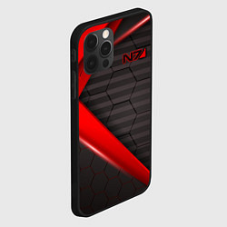 Чехол для iPhone 12 Pro Mass Effect N7, цвет: 3D-черный — фото 2